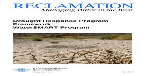 bureau of reclamation watersmart grants